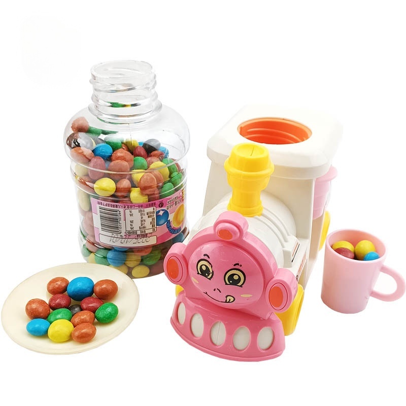 外贸玩具小火车糖硬糖带巧克力豆零食学生办公室休闲食品创意糖果