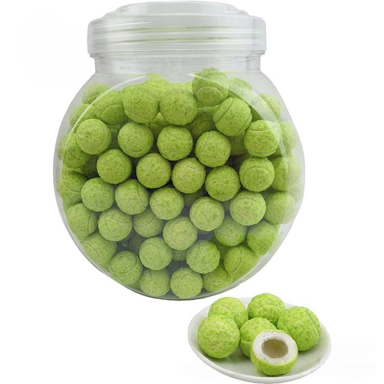 网球泡泡糖球形迷你泡泡糖散装怀旧网红创意食品休闲零食口香糖